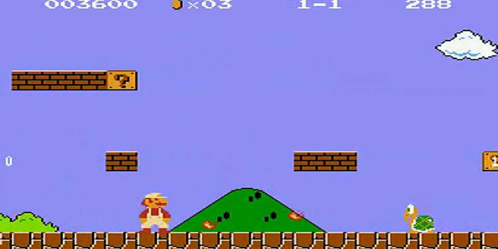 Super Mario Bros gameplay screenshot